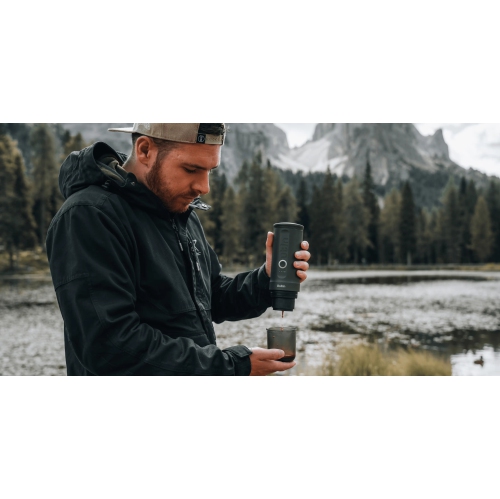 Machine à espresso électrique portative Nano d'Outin, 3 min chauffage rapide, mini petit format, cadeau de Noël, cafetière, capsule NS et café moulu