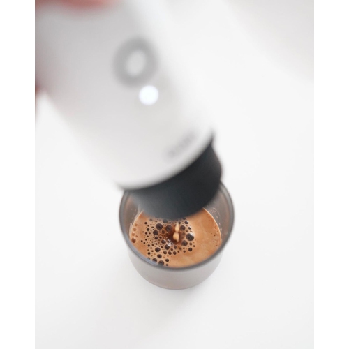 Machine à espresso électrique portative Nano d'Outin, 3 min chauffage rapide, Mini petit, cadeau de Noël, cafetière, capsule NS et café moulu pour le