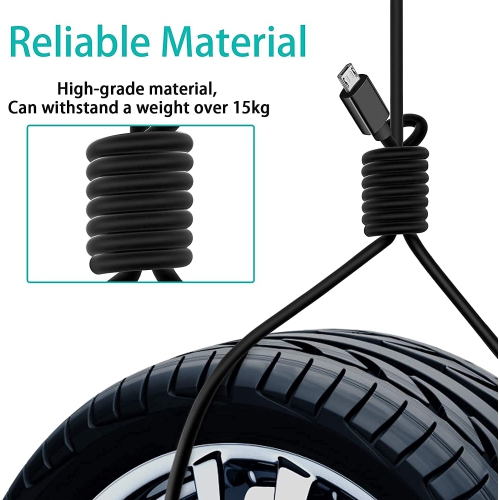 Micro USB Cable, Android Charging Cable 6FT Long Fast Charging Speed Micro USB Charger Cable, Compatible