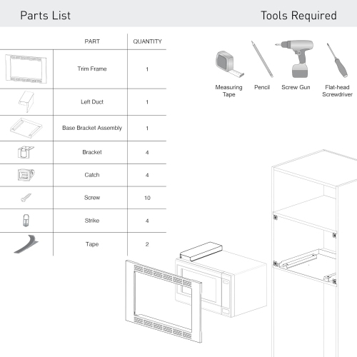 Panasonic NNTK722S Premium 27" Surface Mount Microwave Oven Trim Kit, Stainless Steel, Stainless Steel