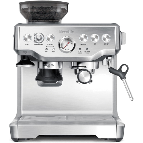 BREVILLE  Barista Express Espresso Machine, Brushed Stainless Steel, Bes870Xl