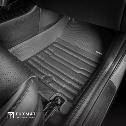 Tapis TuxMat - Pour les modèles Kia Seltos 2024-2026 - Tapis d'auto personnalisés - Couverture maximale, toutes saisons, mesuré au laser - Cet
