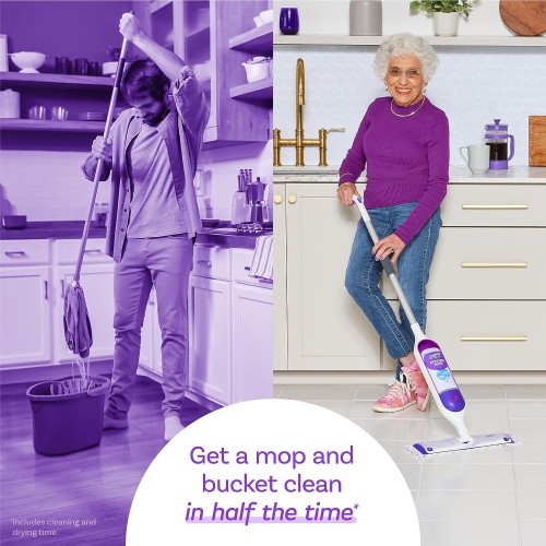 Swiffer PowerMop Multi-Surface Mop Kit for Floor Cleaning