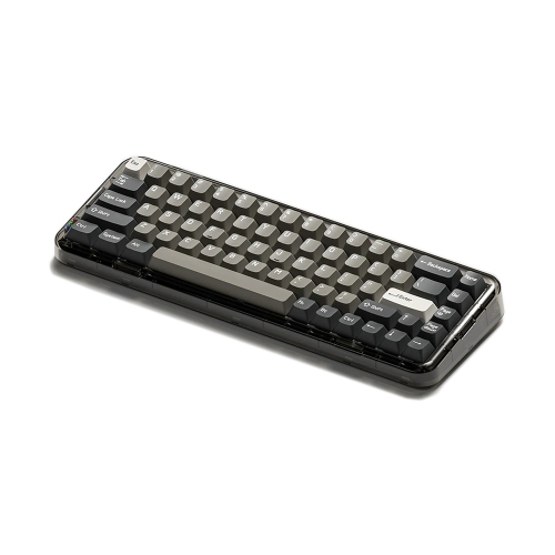 Mojo68 Retro Hotswap - Gateron Pro Brown - Wireless & Wired - South-Facing RGB - 65% - Connects UP to 8 devices.