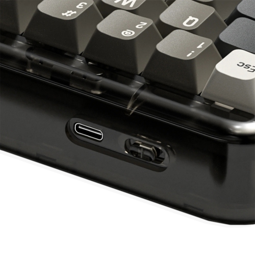 Mojo68 Retro Hotswap - Gateron Pro Brown - Wireless & Wired - South-Facing RGB - 65% - Connects UP to 8 devices.