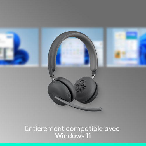 Logitech Zone 950 Wireless Headset with Microphone - Graphite