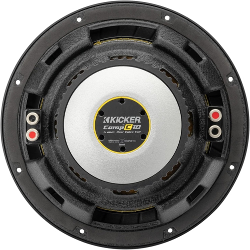 Kicker 50TCWC102 CompC 10-inch Sub in Thin Profile Enclosure, 2-Ohm, RoHS Compliant