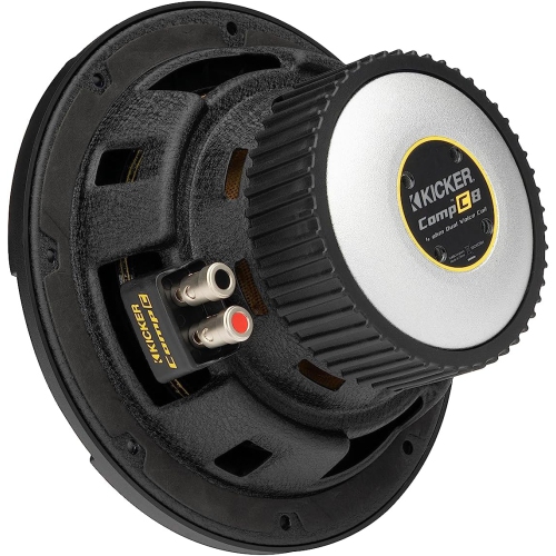 Kicker 50CWCD84 CompC 8" subwoofer, DVC, 4ohm, RoHS Compliant