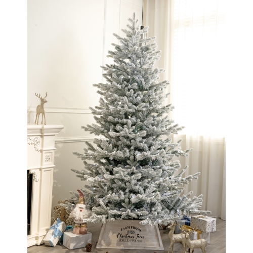 Arbre de Noël artificiel en épinette bleue Holiday Stuff, 6 pi, illuminé