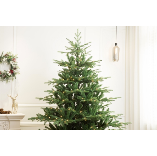 Holiday Stuff 7' Rocky Mountain Fir Christmas Tree pre-lit with LED lights
