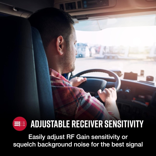 Cobra 29 LTD Professional CB Radio - Easy to Operate Emergency Radio, Instant Channel 9, 4-Watt Output, Full 40 Channels, Adjustable Receiver and SWR