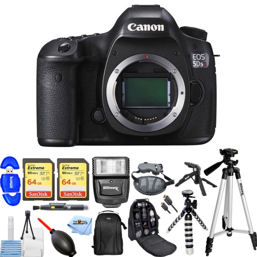 Appareil photo reflex numérique EOS 5DS R de Canon 0582C002 + 128&nbsp;Go + sac à dos