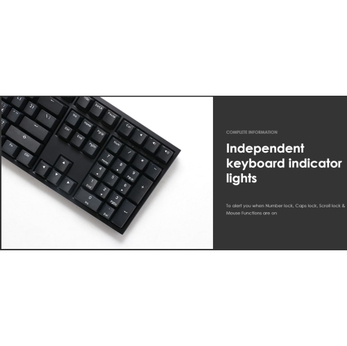 Ducky ONE 2 Phantom - RGB - Black - Cherry MX Blue - Full Size