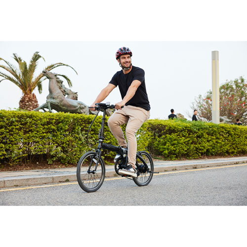 GoPowerBike GoAir Foldable Lightweight Electric City Bike (300W Motor /Up to 24km Battery Range /25km/h Top Speed) - Exclusive Retail Partner
