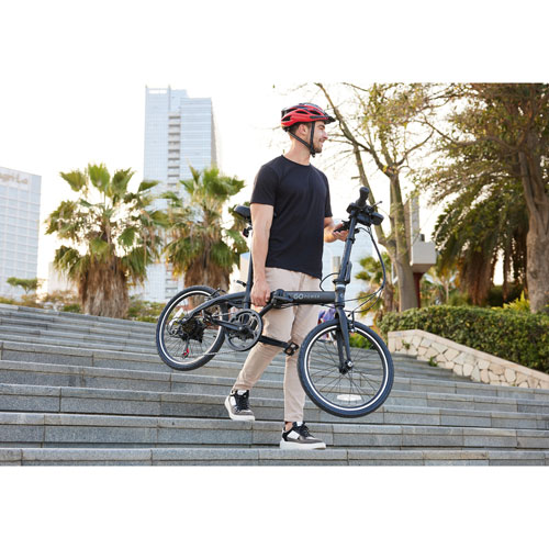 GoPowerBike GoAir Foldable Lightweight Electric City Bike (300W Motor /Up to 24km Battery Range /25km/h Top Speed) - Exclusive Retail Partner