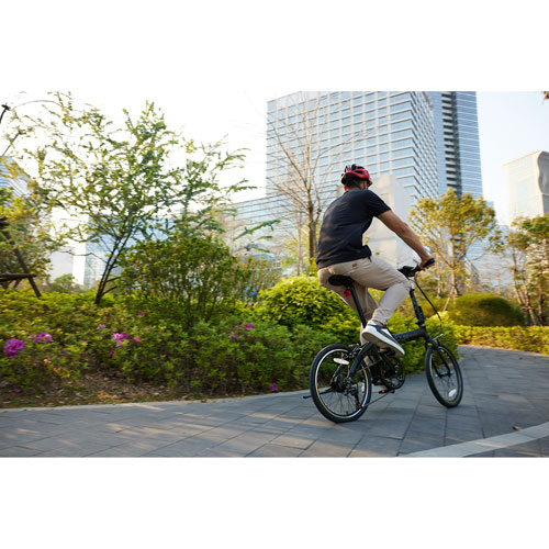 GoPowerBike GoAir Foldable Lightweight Electric City Bike (300W Motor /Up to 24km Battery Range /25km/h Top Speed) - Exclusive Retail Partner