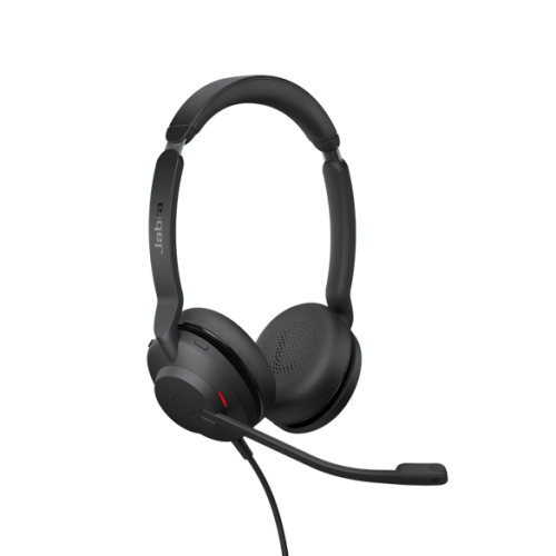 Jabra Evolve2 30 SE On-Ear Sound Isolating Headset with Mic - Black