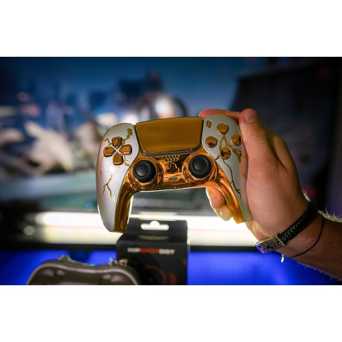 Manette anti-Recoil Rapid Fire de Gold Thunder Smart compatible avec la manette à PS5 modes de jeu de tir et plus encore