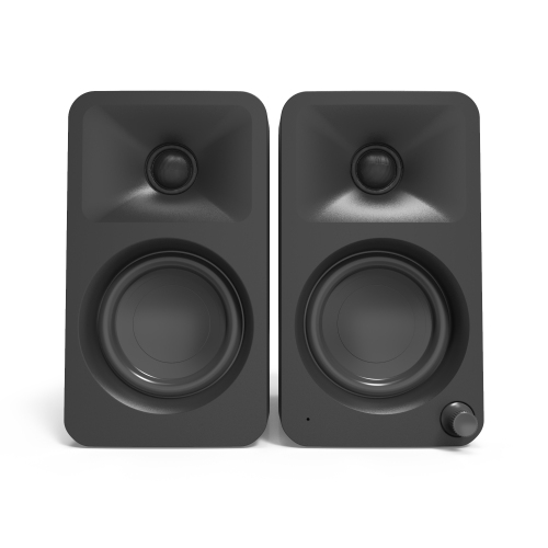 Kanto ORA 100W Powered Reference Desktop Speakers with Bluetooth - Black, Pair