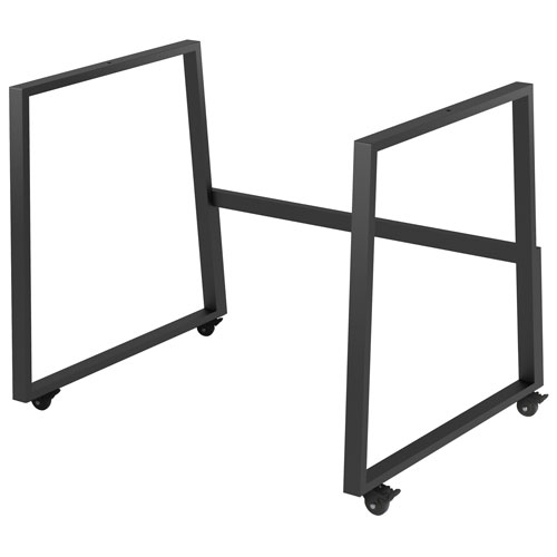 Rocelco FSM Floor Stand with Casters - Black