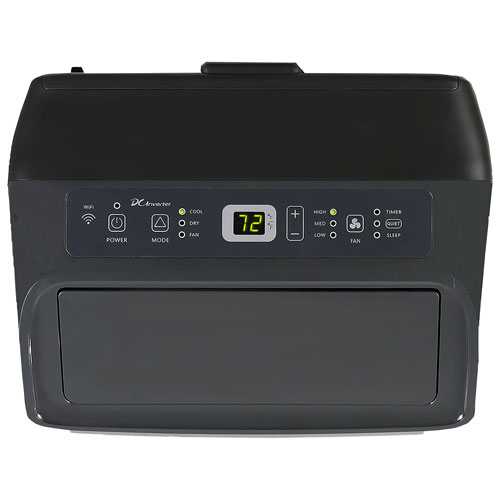 Climatiseur portatif intelligent 3-en-1 avec trousse d'installation pour fenêtre à battant avec Wi-Fi de Hisense - 12 400 BTU - Exclusivité Best Buy