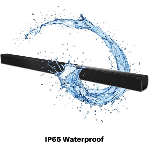 Sylvox Soundbar for Outdoor TV, 2.0 Channel Home Theater Sound Bar for Compatible with 8K, 4K, HD TV, 120 Watt, Bluetooth 5.0, 4 EQ settings