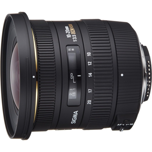 SIGMA  Refurbished (Good) - 10-20MM F/3.5 Ex Dc Hsm Eld Sld Aspherical Super Wide Angle Lens for Nikon Digital Slr Cameras