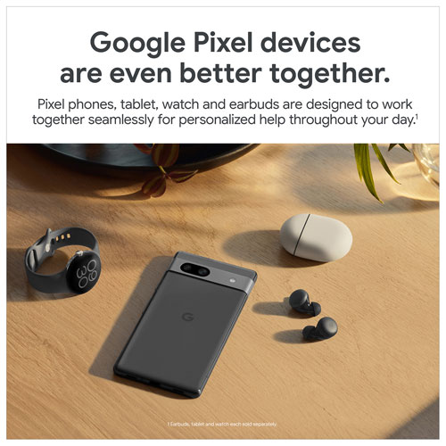 Pixel 7a de 128 Go de Google avec Bell - Charbon - Financement mensuel