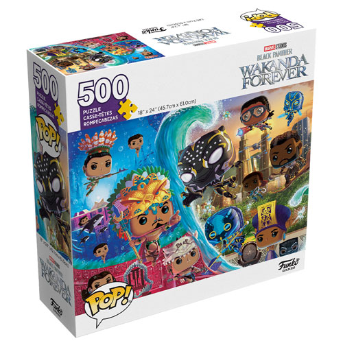 Funko Pop! Marvel Black Panther: Wakanda Forver Puzzle - 500 Pieces