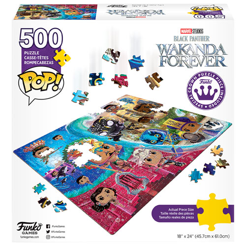 Funko Pop! Marvel Black Panther: Wakanda Forver Puzzle - 500 Pieces