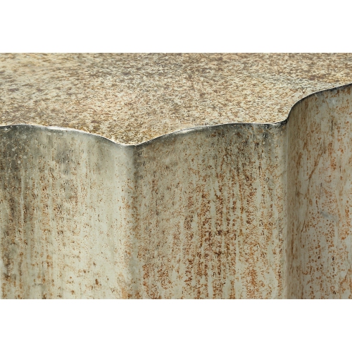 Monarch Specialties I 3902 - Accent Table, Drum, Side, End, Nightstand, Lamp, Living Room, Bedroom, Gold Metal, Contemporary, Modern