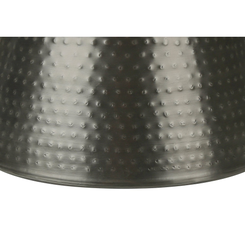 Monarch Specialties I 3929 - Accent Table, Drum, Side, End, Nightstand, Lamp, Living Room, Bedroom, Grey Metal, Contemporary, Modern