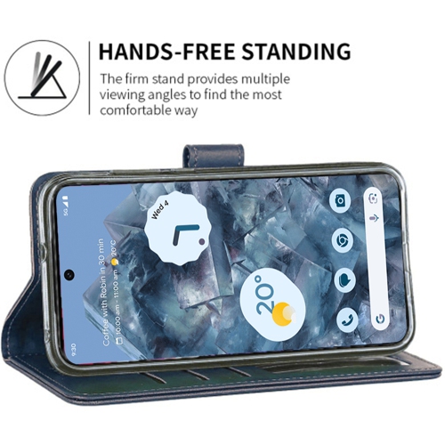 XCRS Folio Magnetic Wallet Cover, PU Leather Pouch with Card Slot and Stand Case for Google Pixel 8 2023