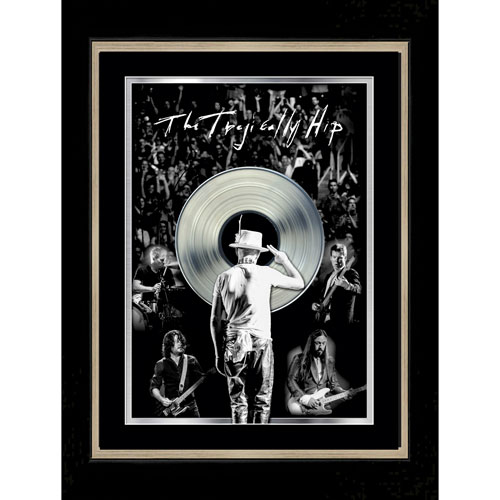 Frameworth The Tragically Hip: Gord Salute with Platinum LP Framed Canvas