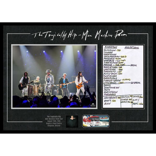 Frameworth The Tragically Hip: Final Show in Kingston Framed Canvas