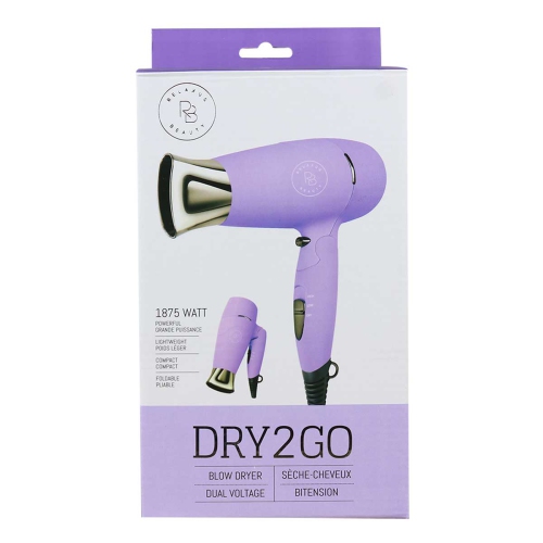 Relaxus Ultra Violet Dry2Go Travel Blow Dryer 1875w