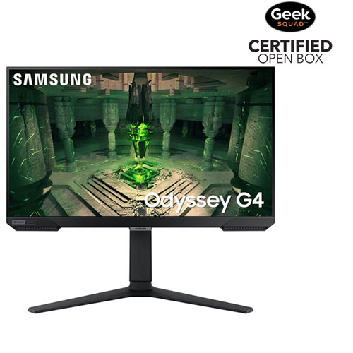 Open Box - Samsung Odyssey G4 27" 1080p FHD 240Hz 1ms GTG IPS LED FreeSync Gaming Monitor - Black