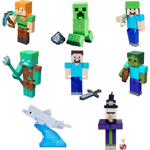 MATTEL  Minecraft Core Mini Figure - Assorted Figures