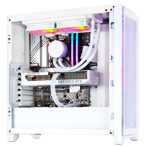 TECHNOID White Gaming PC (RTX 4060 Ti - Intel Core i7 14700K Gen