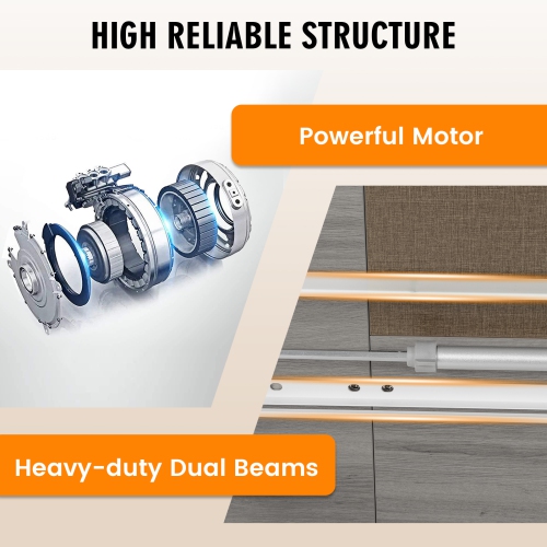 Topbuy Height Adjustable Electric Standing Desk 55" x 28" Sit to Stand Electric Desk w/ Metal Frame & Powerful Motor Natural / Rustic Brown / Gray /