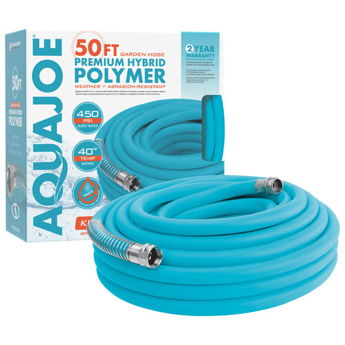 Aqua Joe 50ft x 5/8" Polymer FLEX Hose
