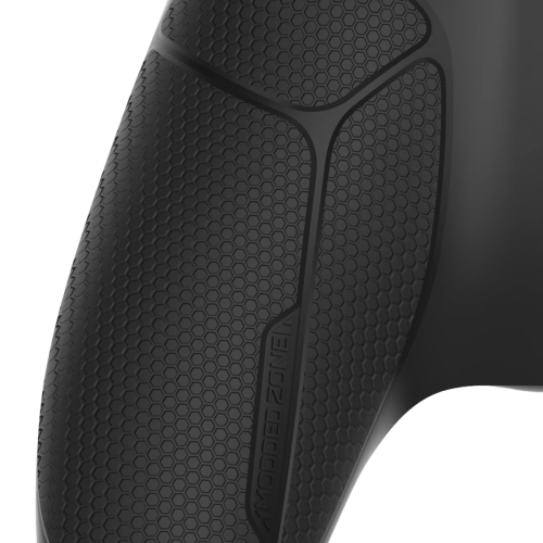 Black Extreme ModdedZone Smart, 2 boutons de reconfiguration, manchons interchangeables, gâchettes, boutons tactiques compatibles avec la manette PS5