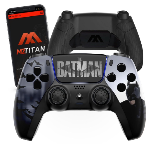 MODDEDZONE  Bat Extreme Smart Modded Controller, Anti Recoil 2 Remap Buttons, Interchangeable Thumbsticks, Hair Triggers, Tactical Buttons Compatible