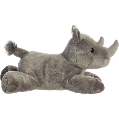 Aurora Adorable Flopsie Rodney Rhino Stuffed Animal - Gray 12 Inches