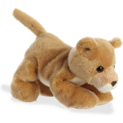 Aurora Adorable Mini Flopsie Leah Lioness Stuffed Animal - Brown 8 Inches