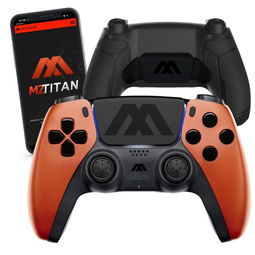 MODDEDZONE  Extreme Smart Modded Controller, Anti Recoil 2 Remap Buttons, Interchangeable Thumbsticks, Hair Triggers, Tactical Buttons Compatible \w