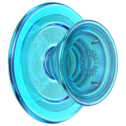 PopSockets PopGrip Universal Cell Phone Expanding Grip & Stand with MagSafe - Translucent Blue