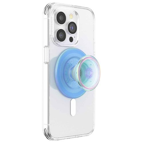 PopSockets PopGrip Universal Cell Phone Expanding Grip & Stand with MagSafe - Opal Blue