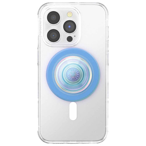PopSockets PopGrip Universal Cell Phone Expanding Grip & Stand with MagSafe - Opal Blue