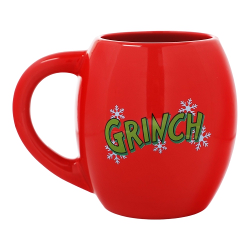 The Grinch Resting Grinch Face 18oz Oval Ceramic Mug
